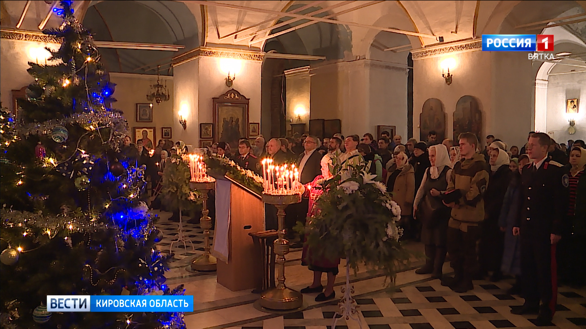 В храмах Вятской епархии прошли Рождественские богослужения
