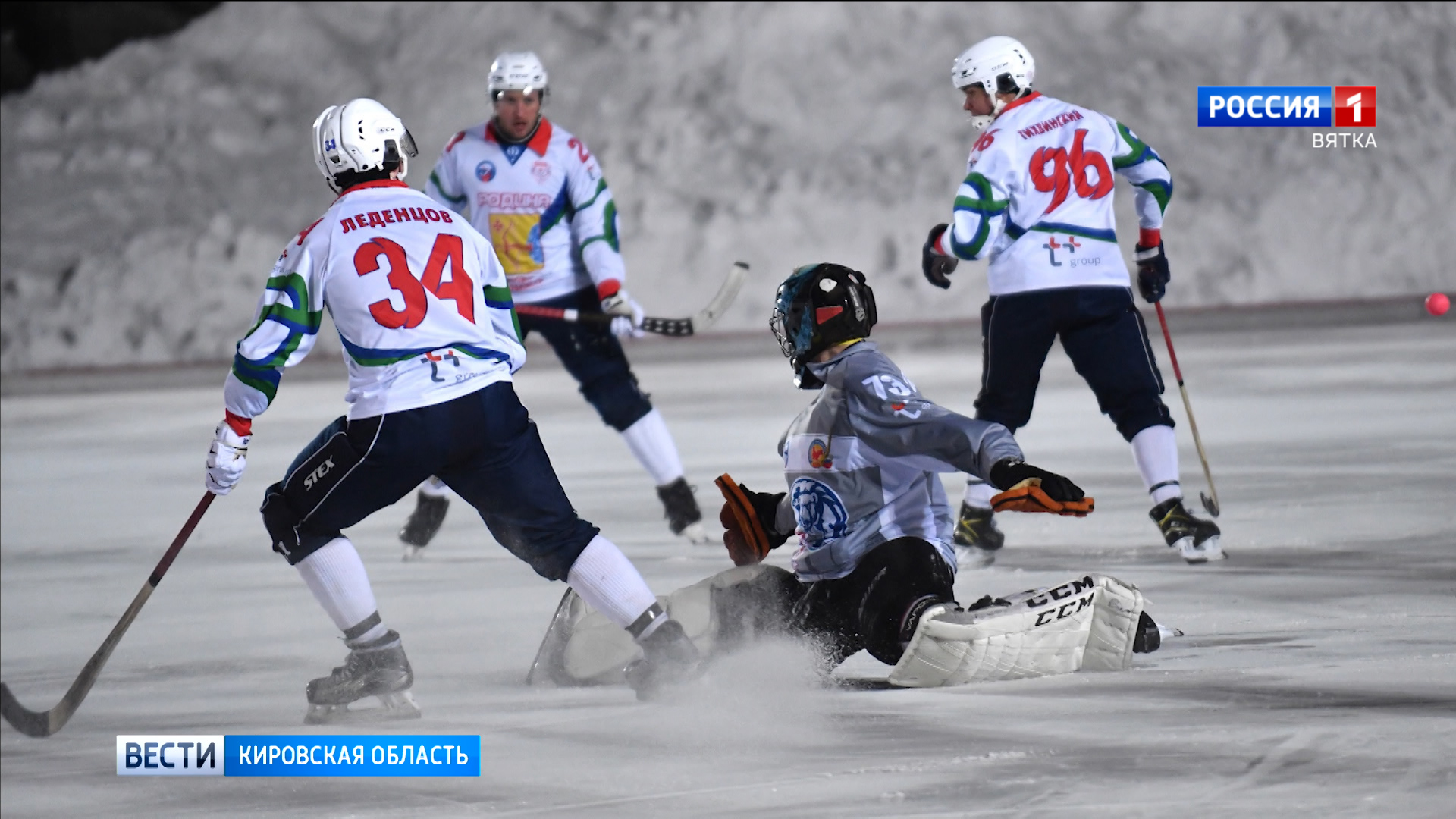 «Родина» обыграла «Мурман» в Чемпионате России по хоккею с мячом