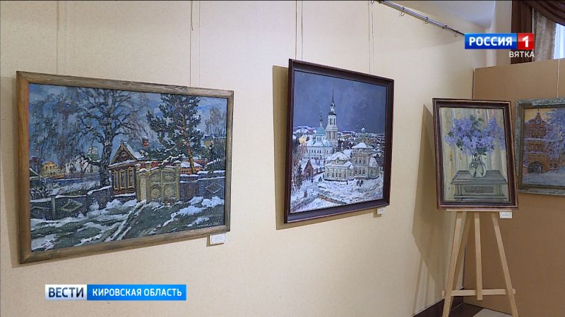 В библиотеке Герцена открылась выставка художника Дмитрия Сенникова