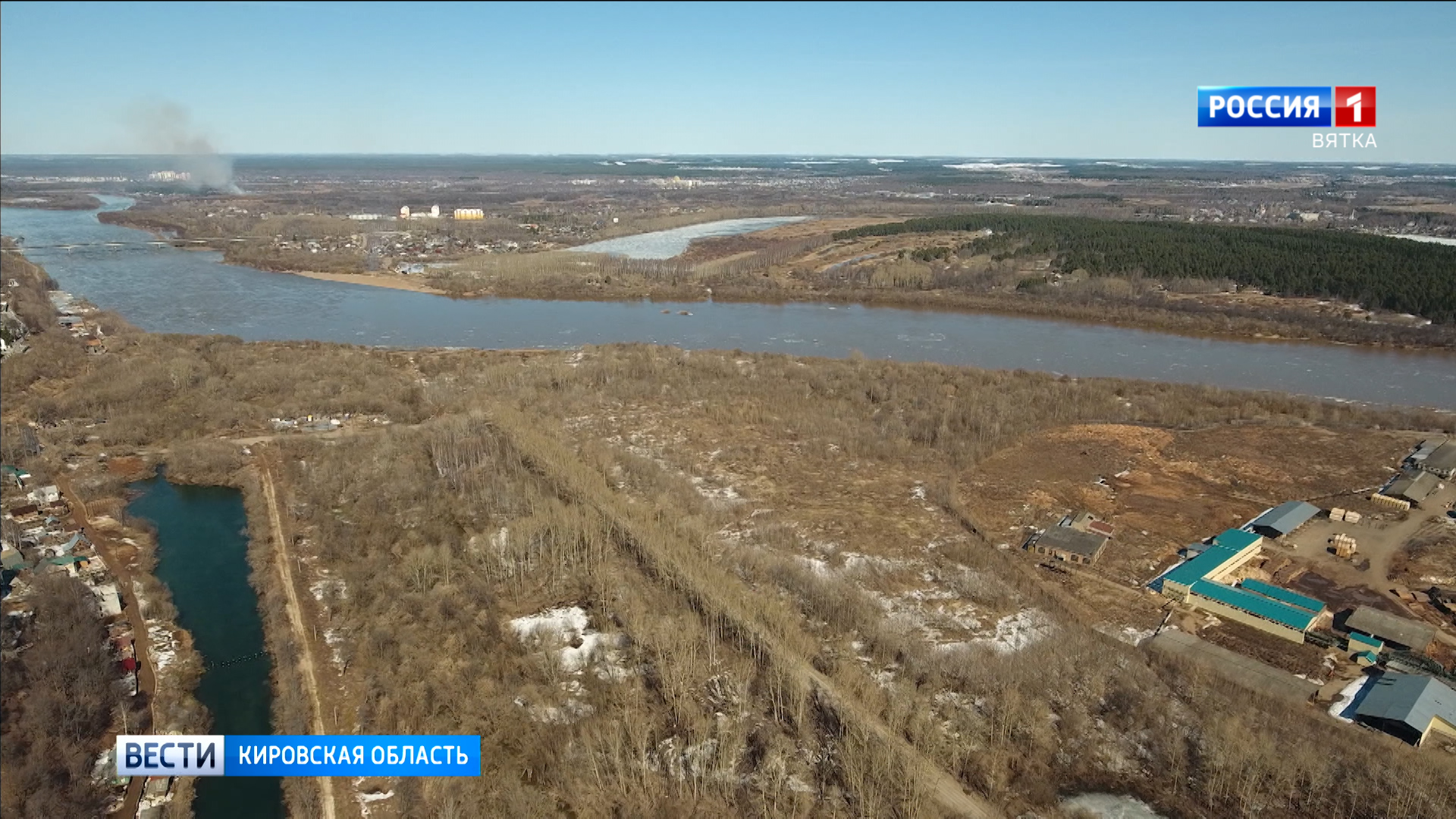 Суточный подъем воды в кировских реках составил от 3 до 97 см