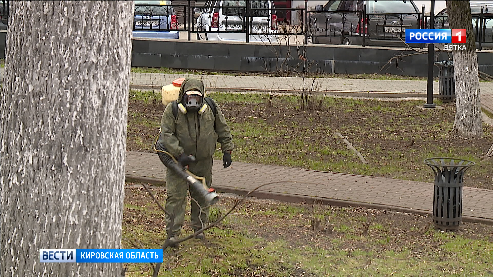 В Кирова началась обработка общественных территорий от клещей