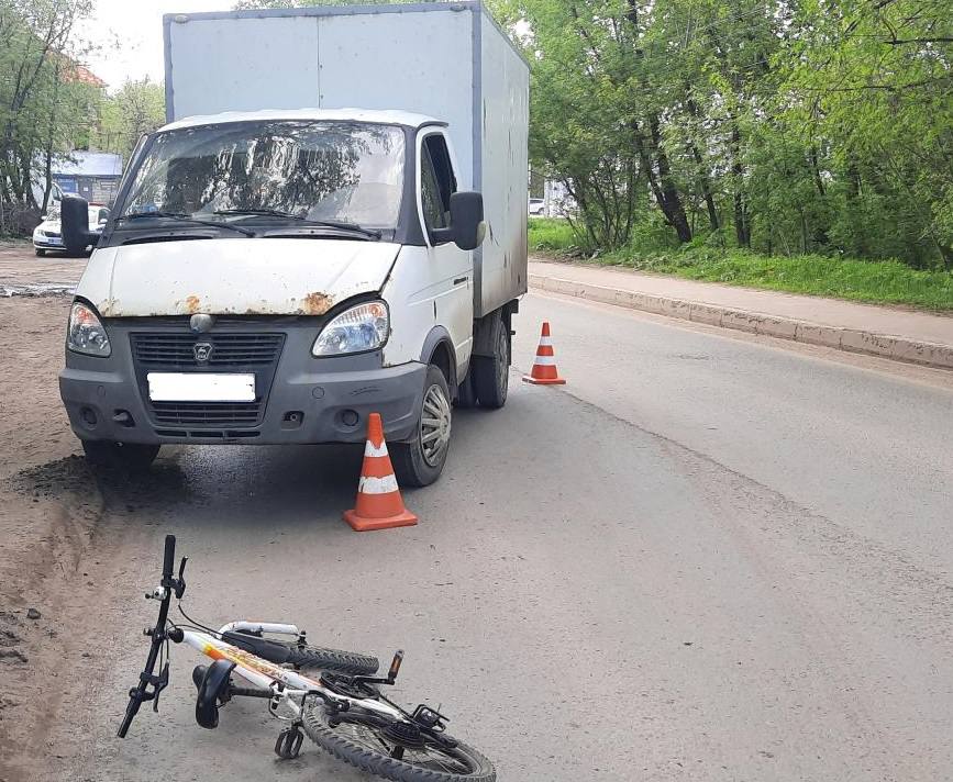 В Кирове водитель «ГАЗели» сбил ребенка на велосипеде