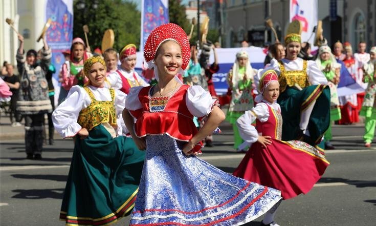Кировчане участвуют в I Всероссийской Детской Фольклориаде