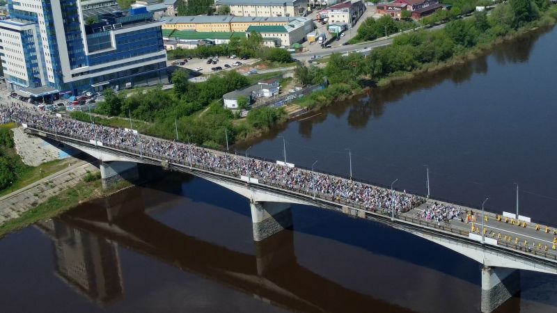 В Великорецкий крестный ход отправились 23 тысячи паломников