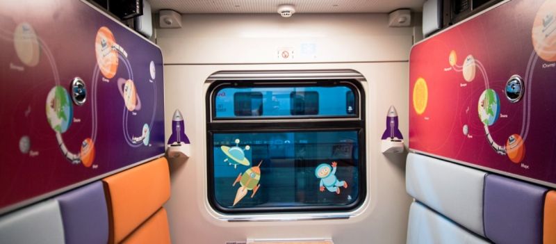 В вагонах поезда «Вятка» появились детские купе