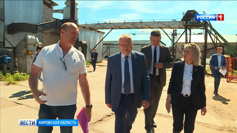 Александр Соколов с рабочим визитом посетил Белохолуницкий район