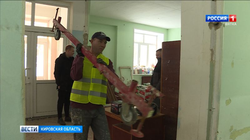 В кирово-чепецкой школе № 7 начался второй этап капремонта