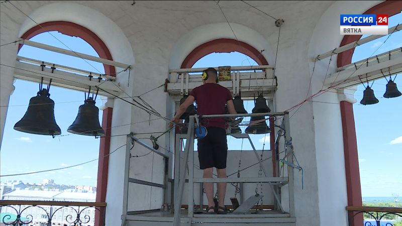 В День Крещения Руси в храмах Вятской Епархии прозвучал колокольный звон