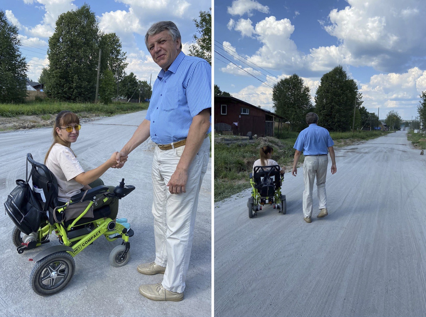 Улица Чапаева в Омутнинске стала доступной для маломобильных граждан
