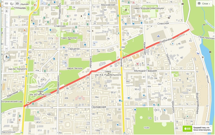 Улицу Горбачева в Кирове предлагают переименовать в улицу Альберта Лиханова