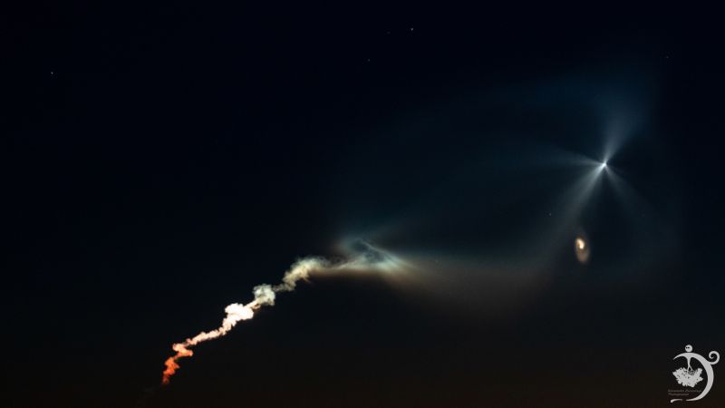 В Кировской области наблюдали «медузу» от запуска ракеты