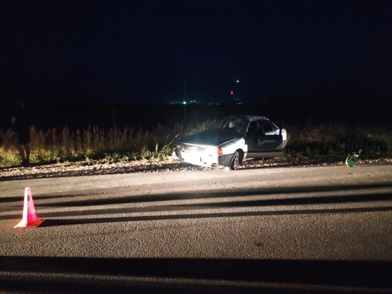 В Кирове опрокинулся автомобиль: водитель погиб, пострадал 6-летний ребенок