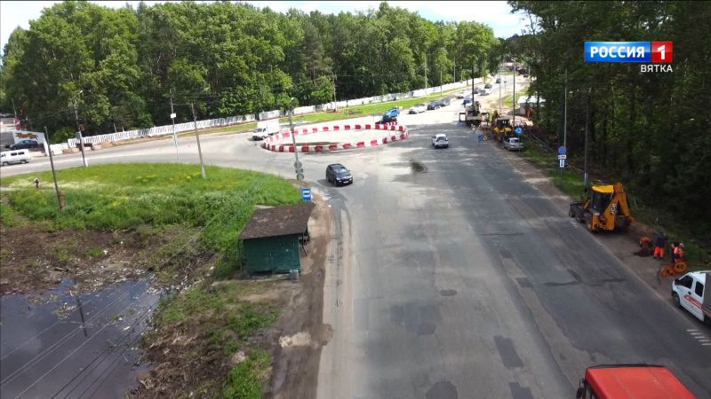 Схема движения Кольцевой развязки на улице Проезжей в Кирове вновь поменяется