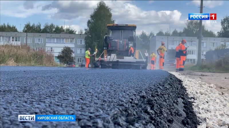 В Кировской области продолжается строительство дороги до Лузы