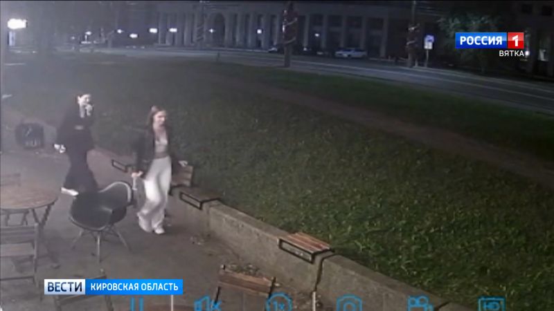 В Кирове разыскивают девушку, укравшую скамейку из кафе