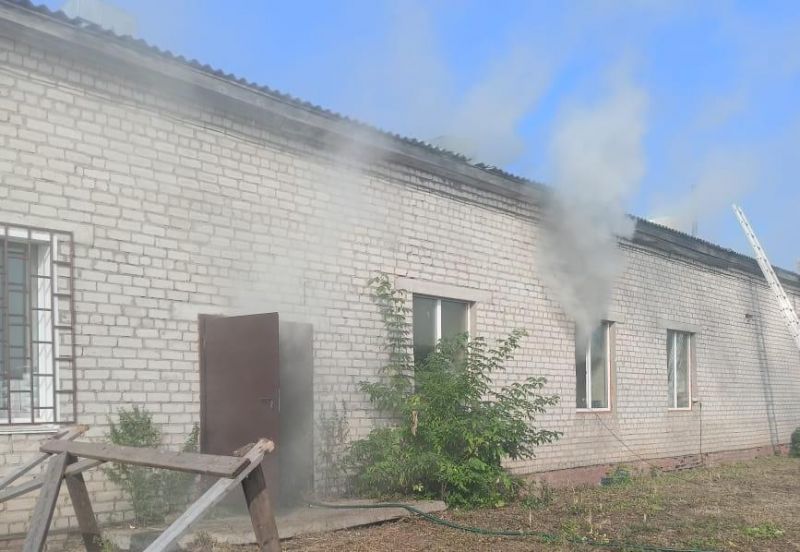 В Котельниче на складе с чагой произошел пожар