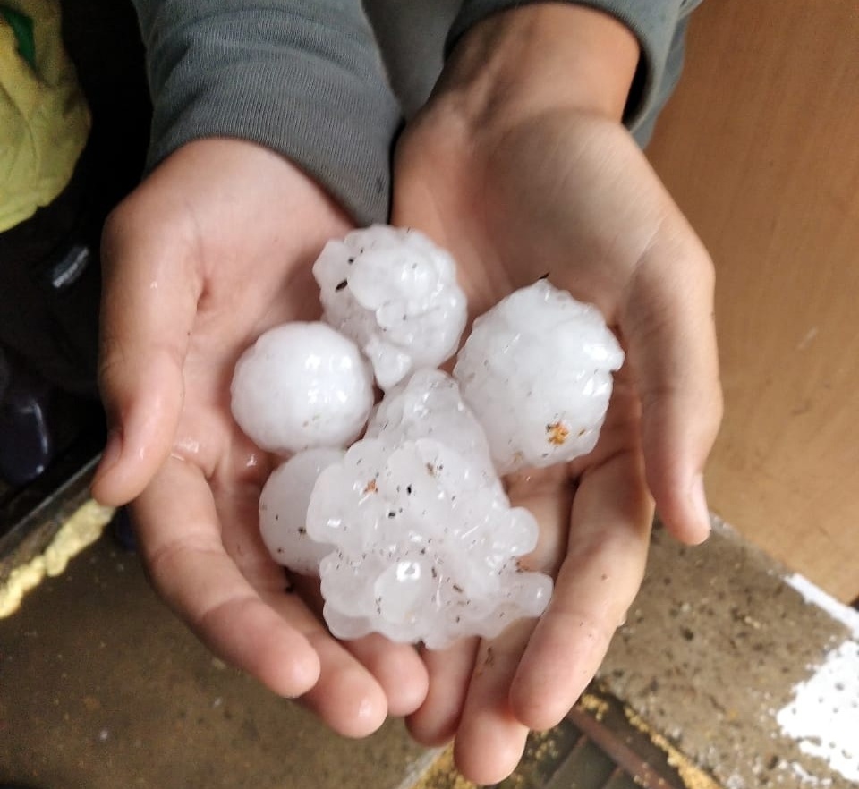 В Кировской области прошел град диаметром до 10 см