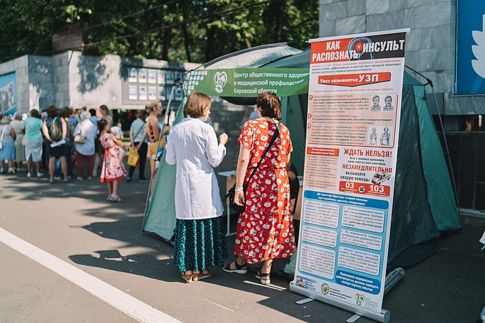Кировчане смогут проверить здоровье на Театральной площади