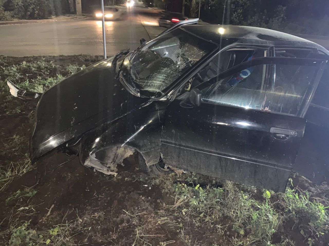 В Кирове водитель иномарки при аварии получил травмы