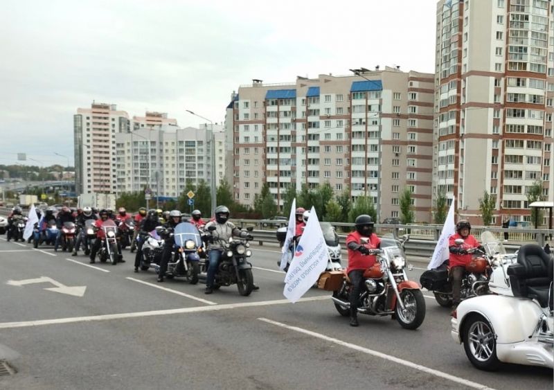 В Кирове прошел мотопробег в поддержку донорства костного мозга