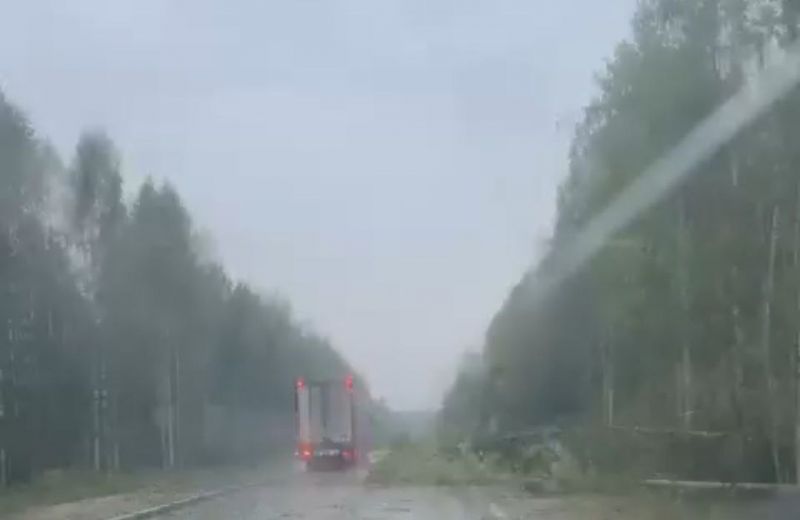 На границе Свечинского и Шабалинского районов прошел смерч