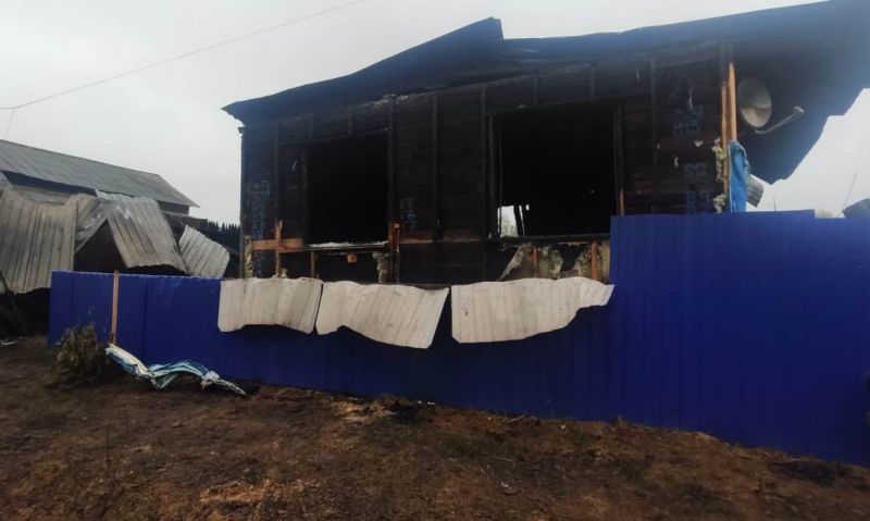 Мужчина погиб при пожаре в поселке Уни