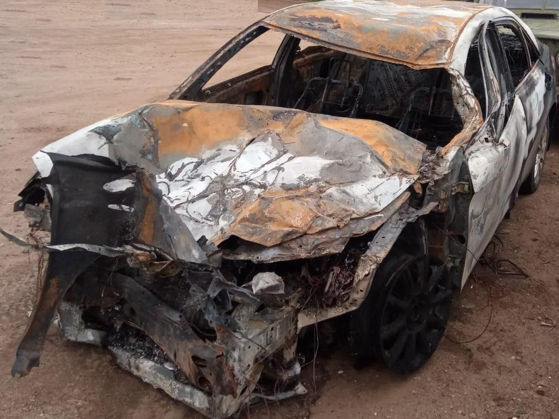 В Уржумском районе «Тойота» врезалась в КАМАЗ и загорелась