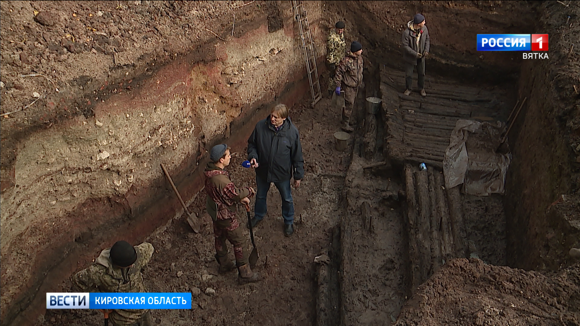 В оборонительном вале Хлыновского кремля обнаружено множество ценных артефактов