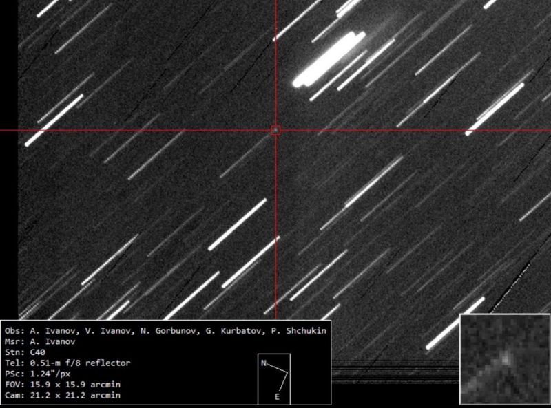 Российские обсерватории обнаружили новый астероид, который сближается с Землей