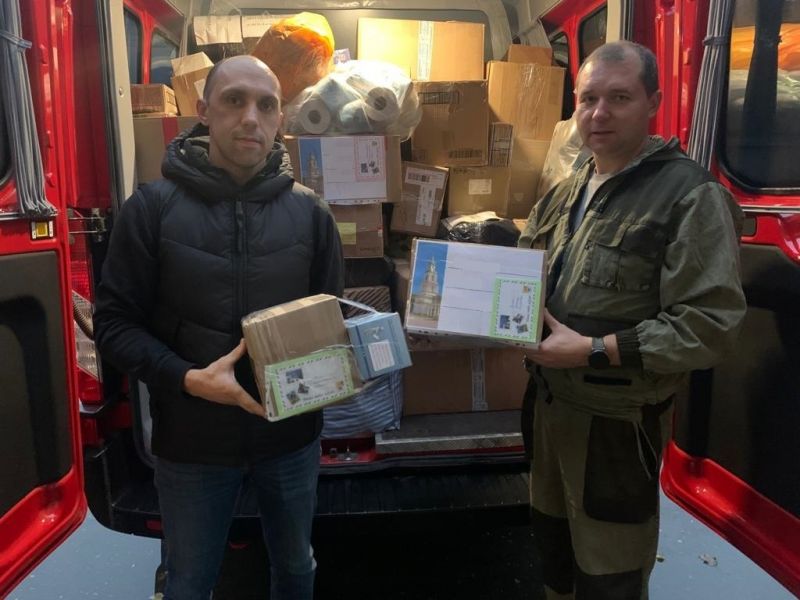 Слободские депутаты лично доставили посылки своим мобилизованным в Вольск