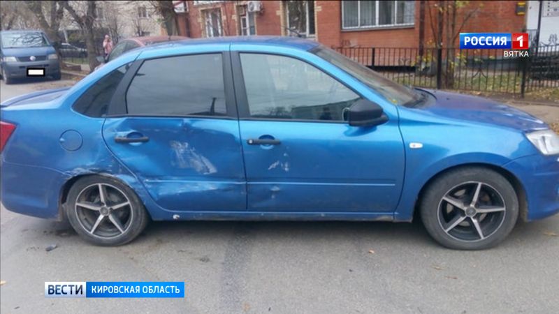 В Кирове пьяный водитель Lada Granta сбил пожилого пешехода