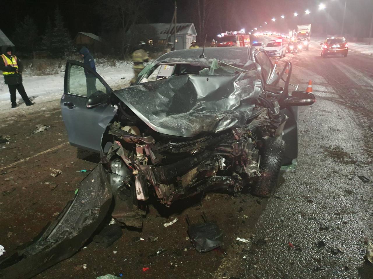В Слободском районе разбился водитель «Лады Веста»