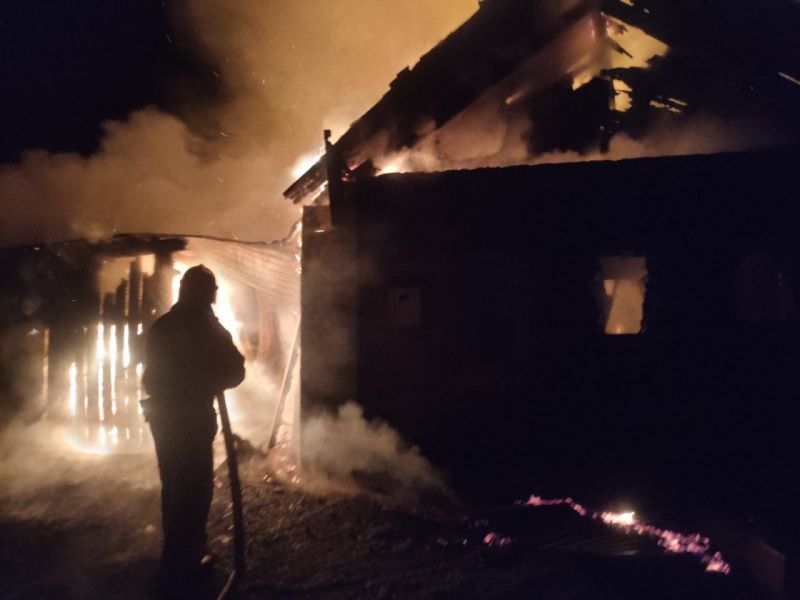 При пожаре в Пижанском районе погиб мужчина