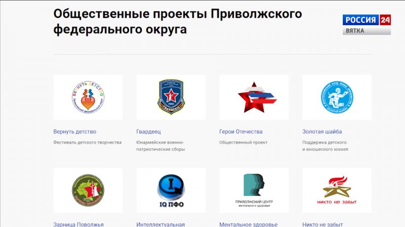 Начал работу сайт общественных проектов Приволжского федерального округа