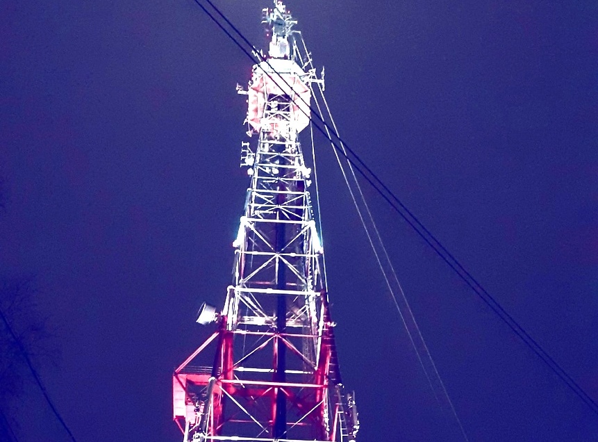 Праздничная иллюминация зажжется на кировской телебашне с 31 декабря