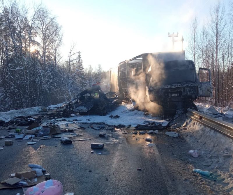 На трассе «Вятка» в Тужинском районе произошло смертельное ДТП. Движение ограничено
