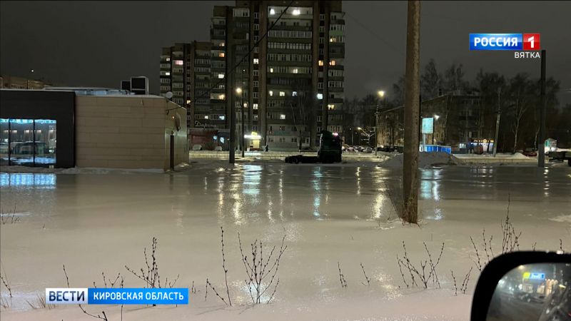 В Кирове прошел ледяной дождь