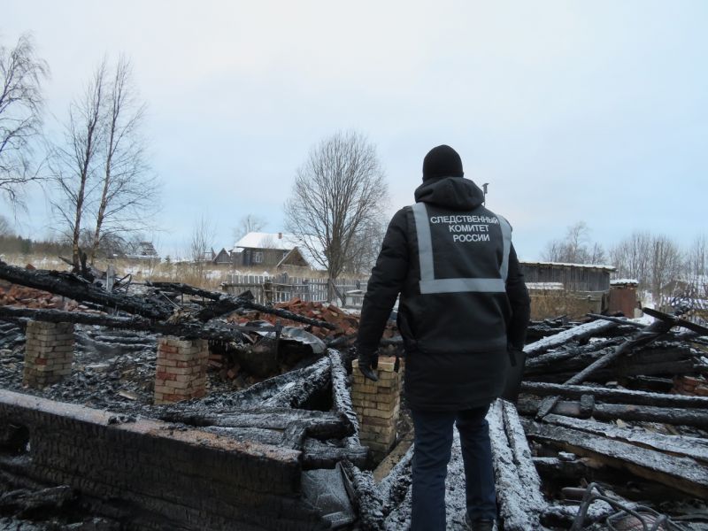 В Лузском районе в огне погибла семейная пара