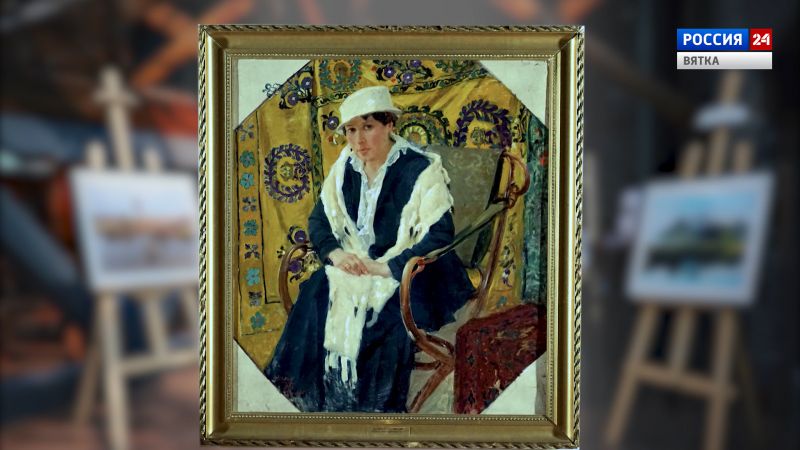 Искусство увидеть …История одной картины: «Портрет женщины в белой накидке» (Портрет жены художника) 1918 год