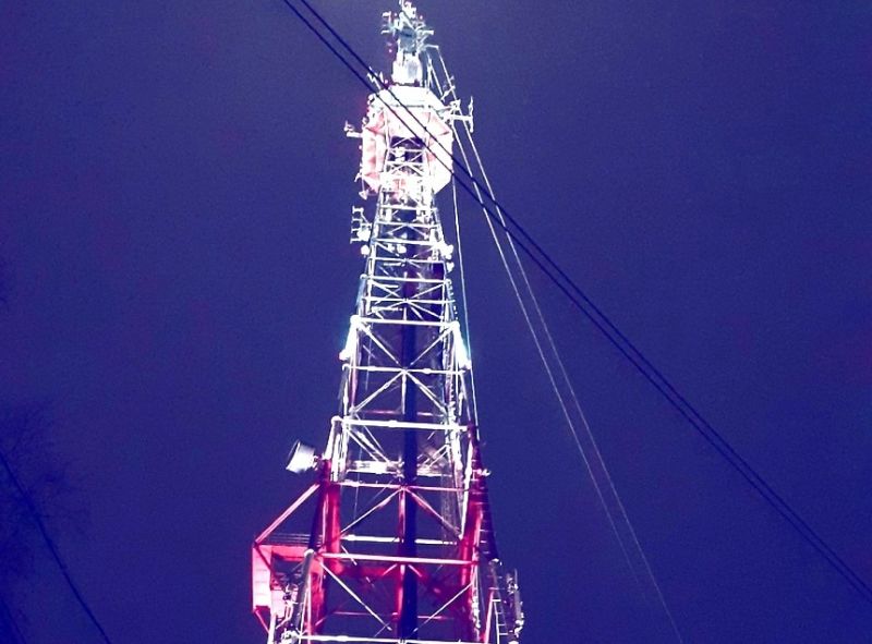 Праздничная иллюминация зажжется на кировской телебашне с 31 декабря