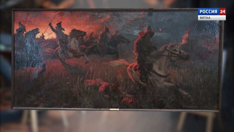 Искусство увидеть …История одной картины: «Набежали злы татаровья (Набег печенегов на славянскую деревню)» 1897 год