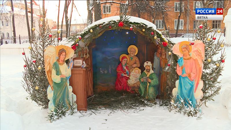 Кировчане приняли участие в изготовлении рождественских вертепов