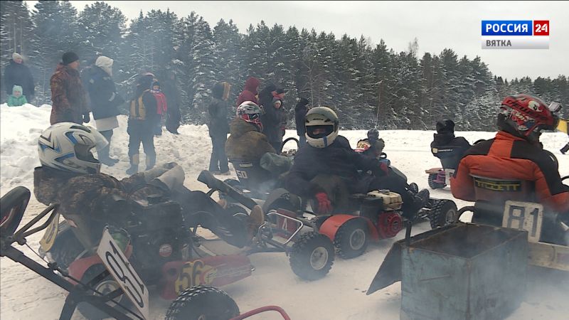 В Кировской области прошел второй этап Кубка по зимнему картингу