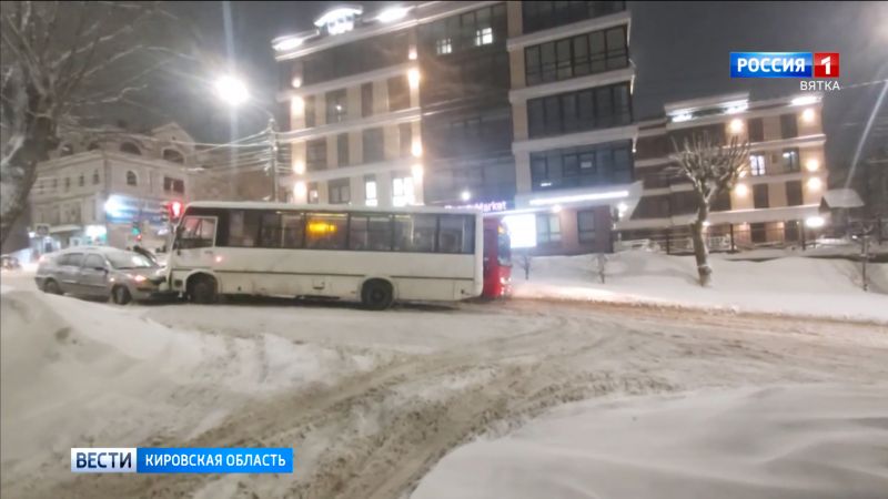 В Кирове ухудшения погодных условий привели к росту числа ДТП