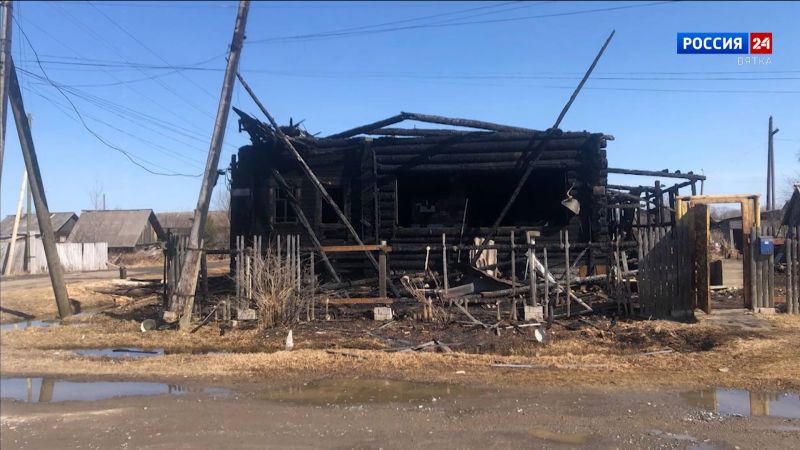 В Мурашах при пожаре погиб пенсионер