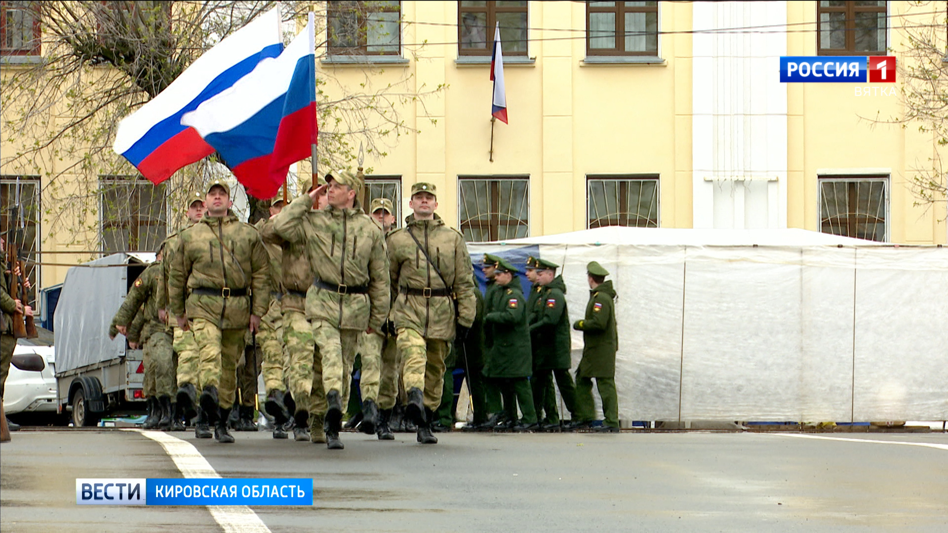 В Кирове прошла репетиция к параду Победы