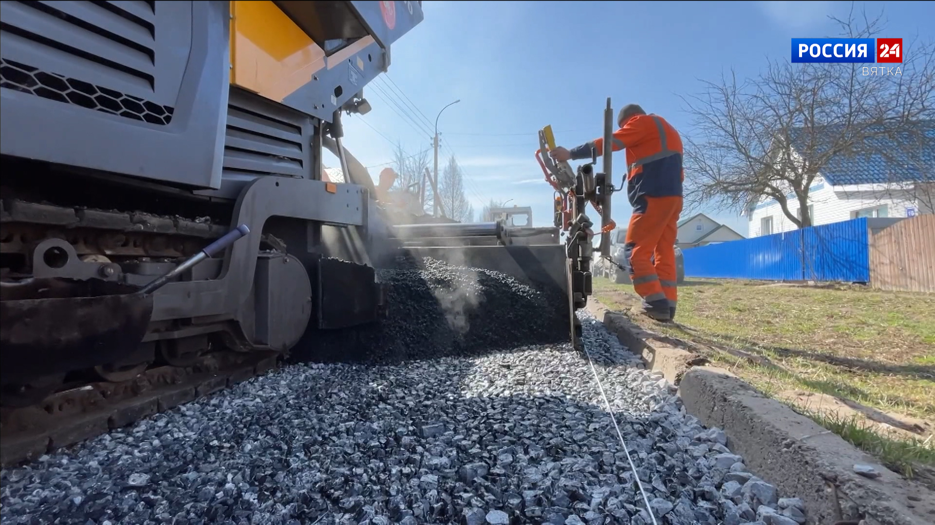 Верхнекамском районе идет ремонт дорог