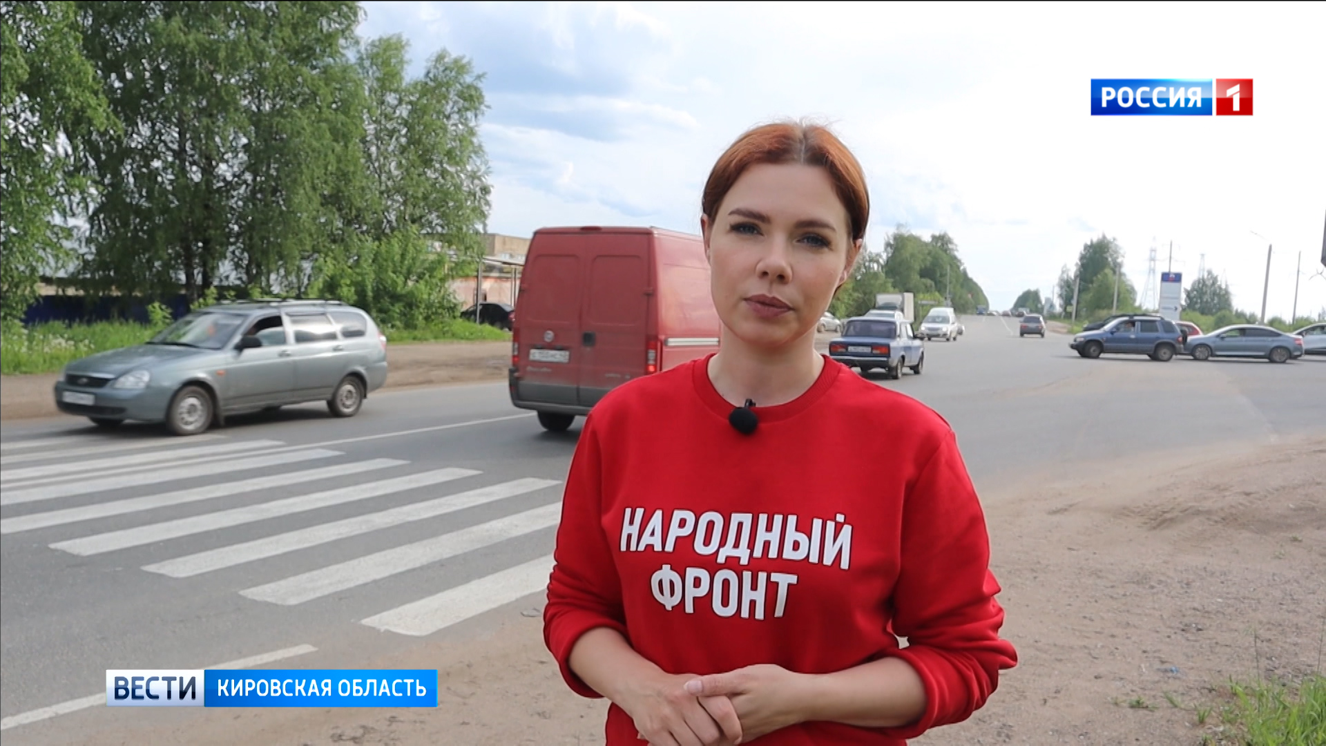 ОНФ добивается приведение в безопасное состояние пешеходного перехода в Кирово-Чепецке по улице Мелиораторов