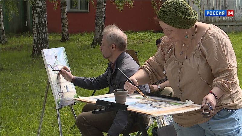 В Кирове прошёл пленэр для преподавателей детских художественных школ