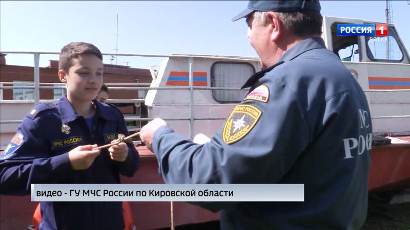 Кировские кадеты познакомились с правилами безопасного поведения на воде